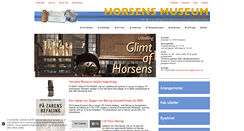 Desktop Screenshot of horsensmuseum.dk