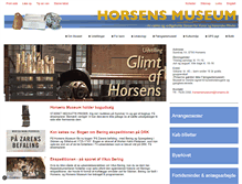 Tablet Screenshot of horsensmuseum.dk